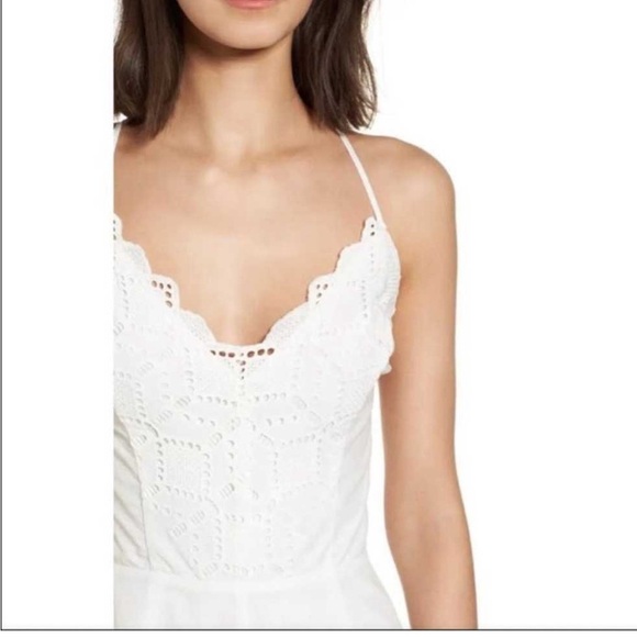 BP white eyelet romper size Large NWT - Picture 5 of 10